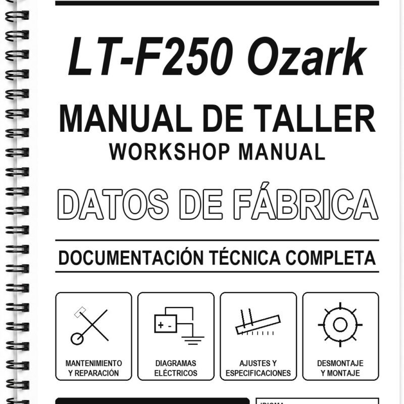 Manual de Taller Suzuki LT-F250 Ozark (Francés)