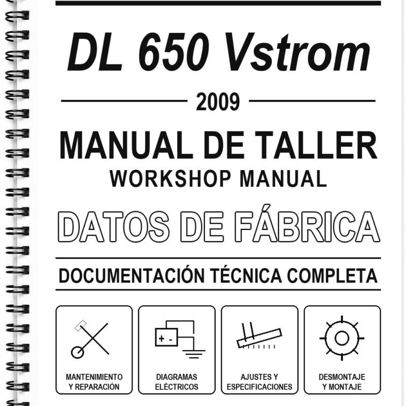 Manual de Taller Suzuki DL 650 Vstrom (2009) (Inglés)