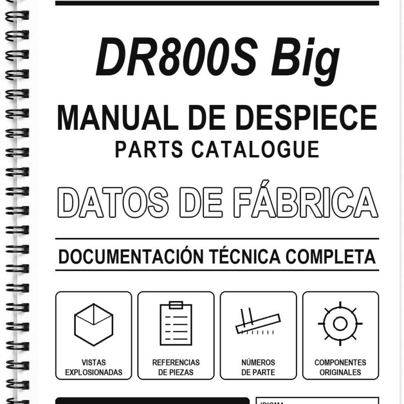 Manual de Despiece Suzuki DR800S Big