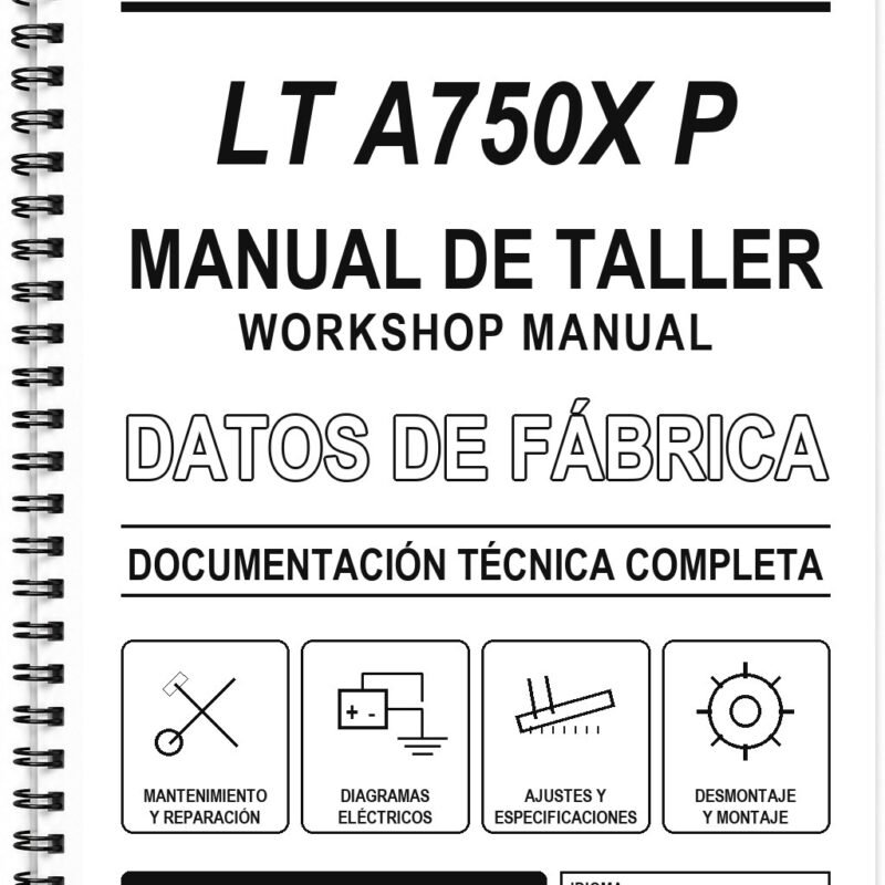 Manual de Taller Suzuki LT A750X P (Inglés)