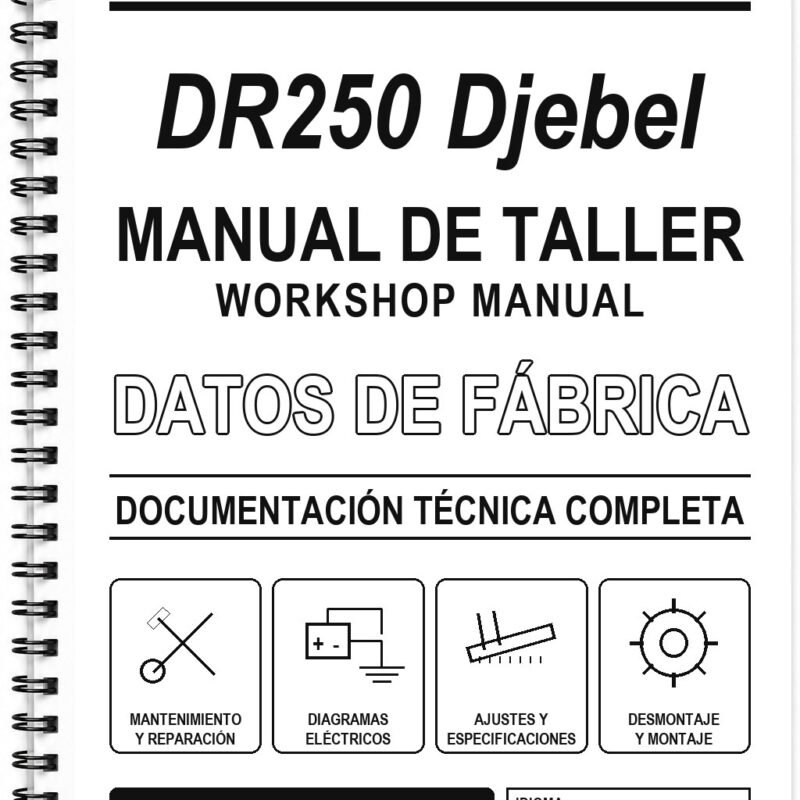 Manual de Taller Suzuki DR250 Djebel