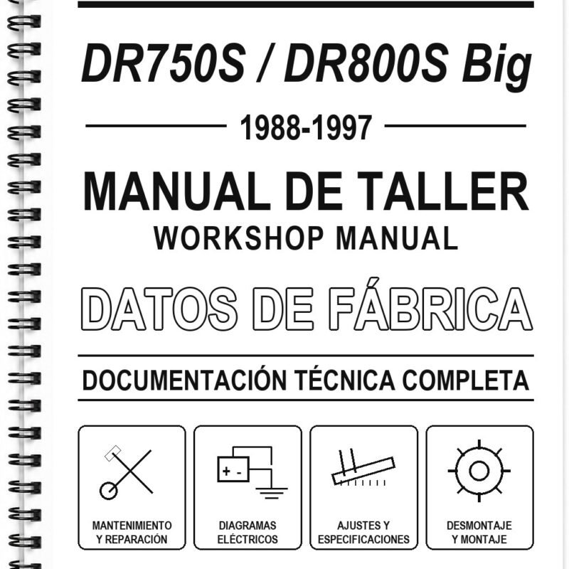Manual de Taller Suzuki DR750S / DR800S Big (1988-1997)