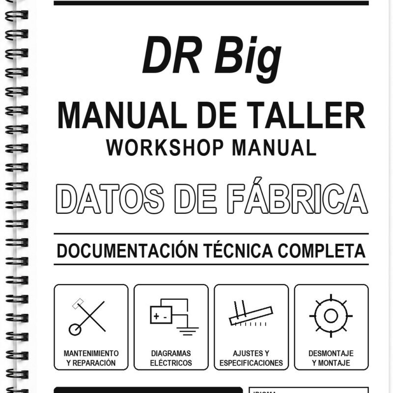 Manual de Taller Suzuki DR Big (Inglés)