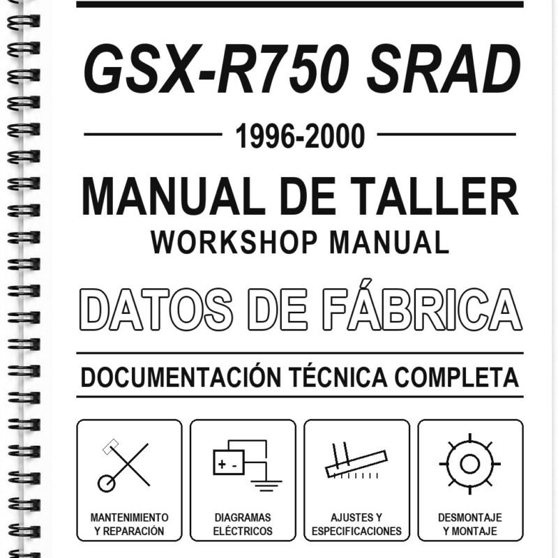 Manual de Taller Suzuki GSX-R750 SRAD (1996-2000)