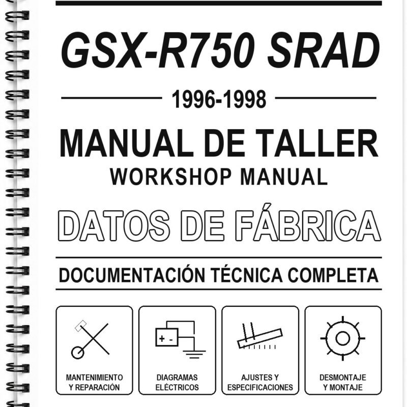Manual de Taller Suzuki GSX-R750 SRAD (1996-1998)