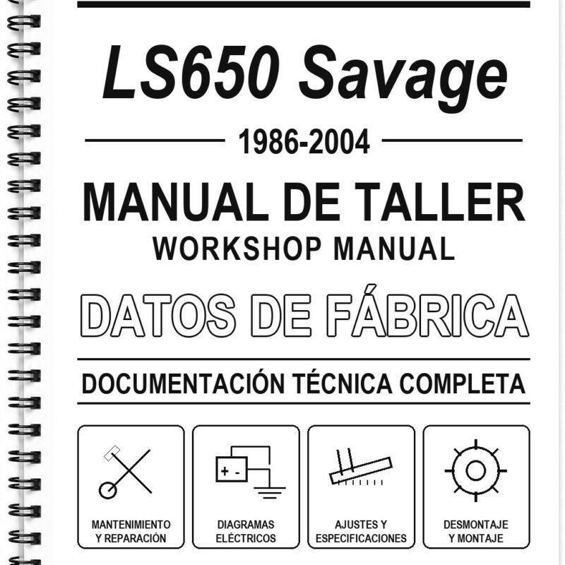 Manual de Taller Suzuki LS650 Savage (1986-2004) (Inglés)