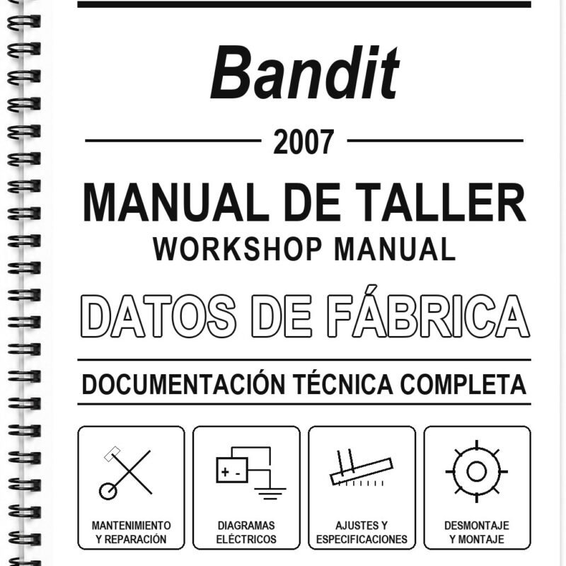 Manual de Taller Suzuki Bandit (2007)