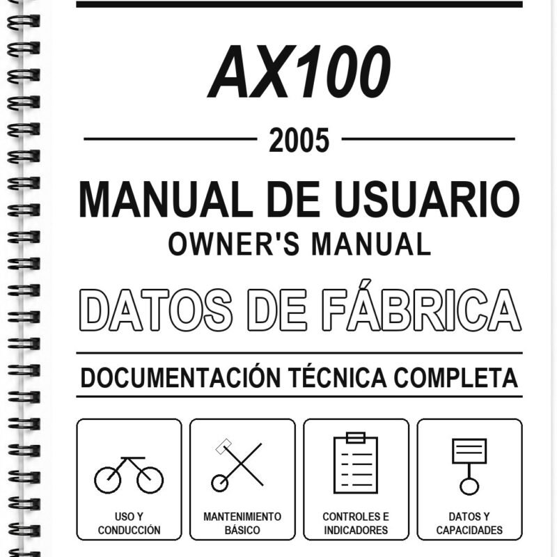 Manual de Usuario Suzuki AX100 (2005)