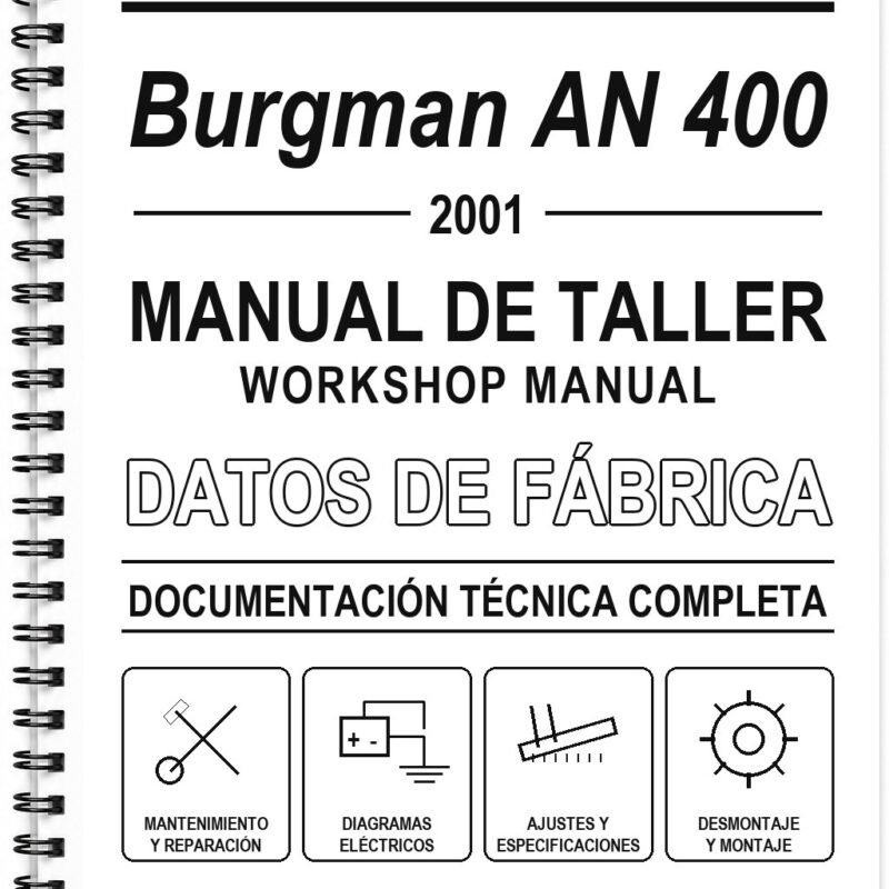 Manual de Taller Suzuki Burgman AN 400 (2001)