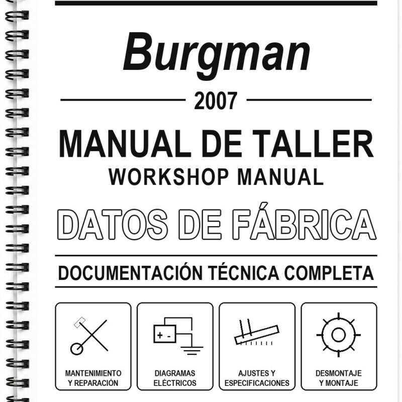 Manual de Taller Suzuki Burgman (2007)