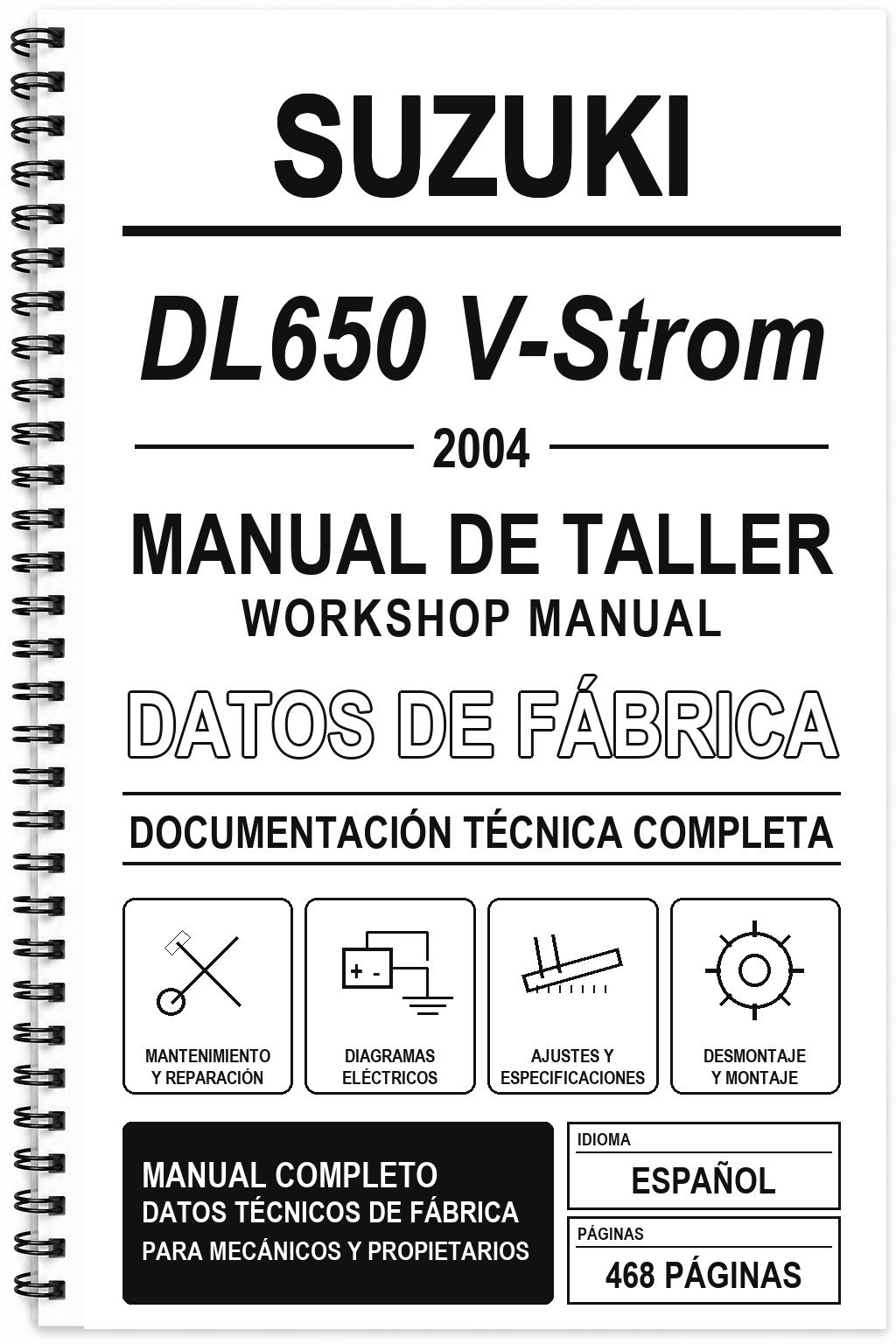 Manual de Taller Suzuki DL650 V-Strom (2004)