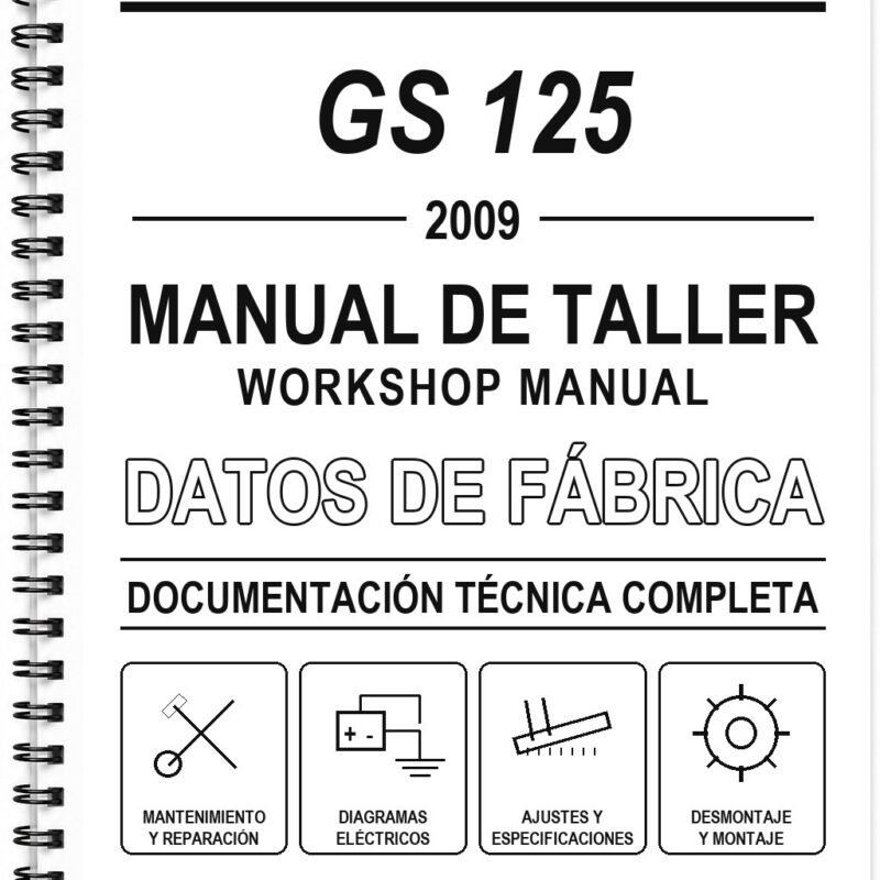 Manual de Taller Suzuki GS 125 (2009)
