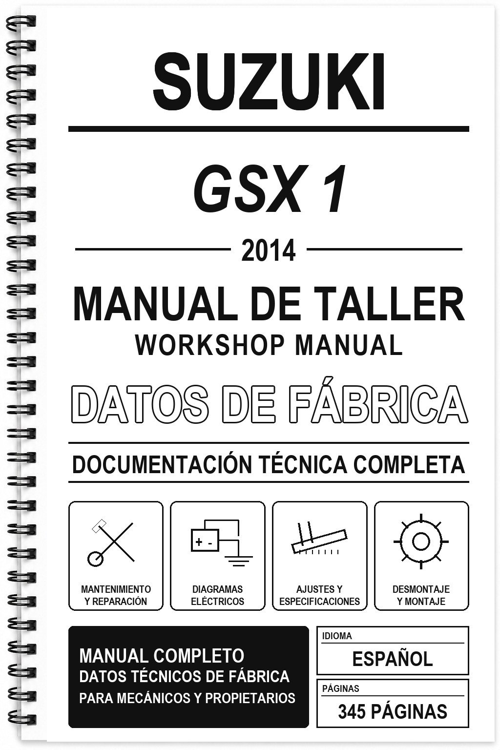 Manual de Taller Suzuki GSX 1 (2014)