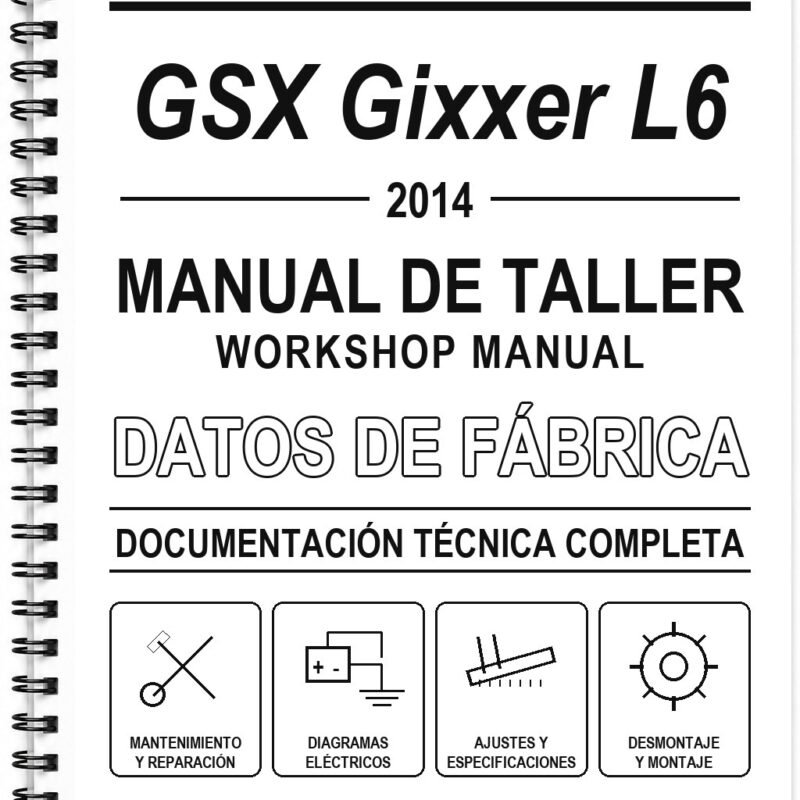 Manual de Taller Suzuki GSX Gixxer L6 (2014)