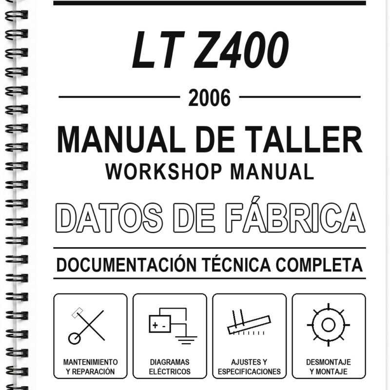 Manual de Taller Suzuki LT Z400 (2006)