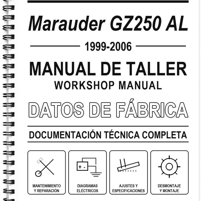 Manual de Taller Suzuki Marauder GZ250 AL (1999-2006)