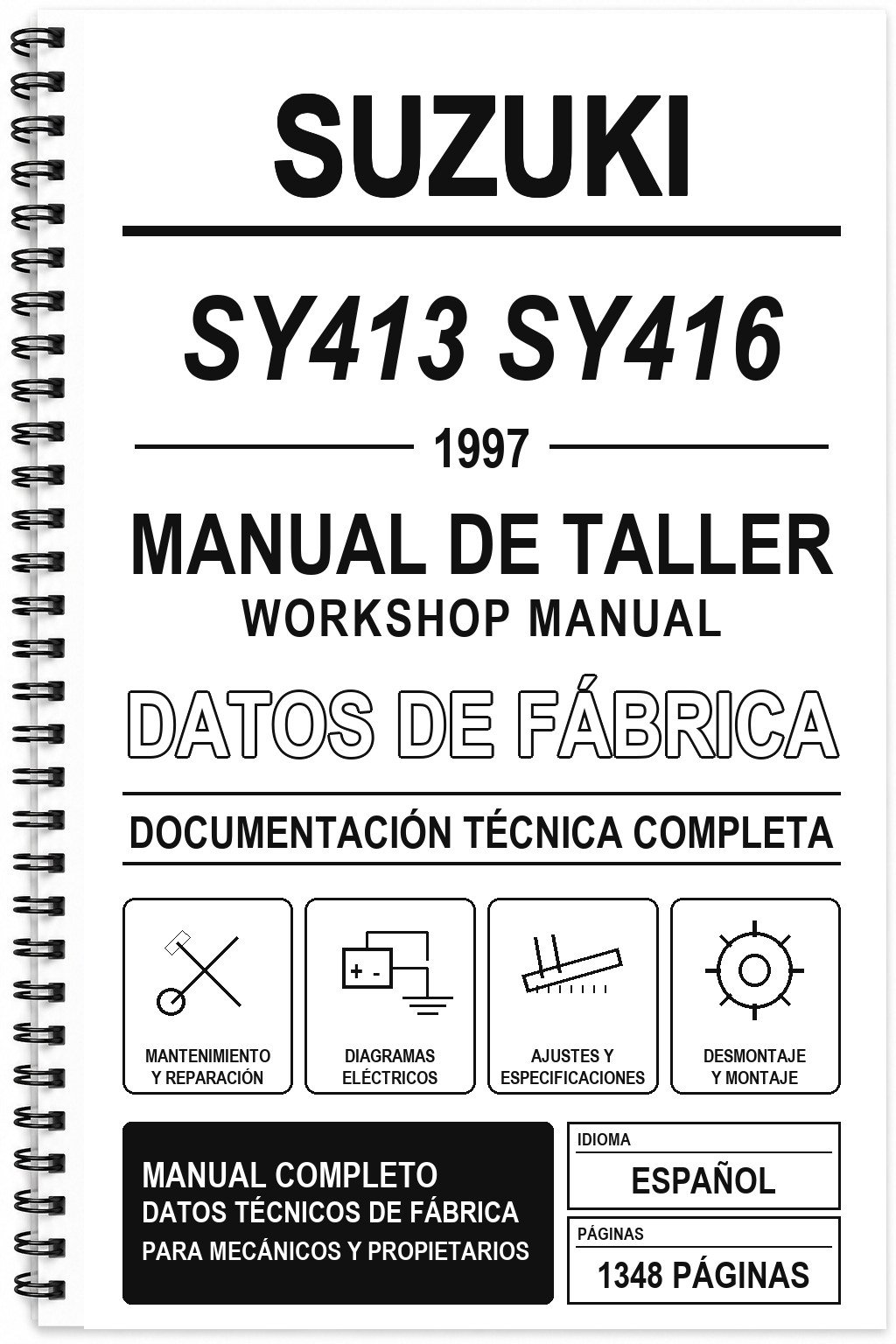 Manual de Taller Suzuki SY413 SY416 (1997)