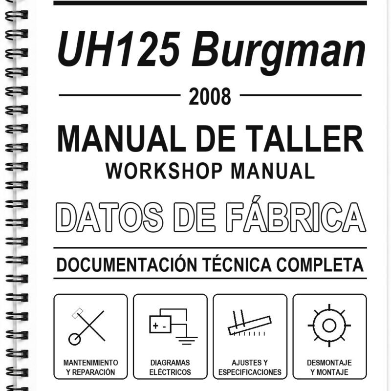Manual de Taller Suzuki UH125 Burgman (2008)