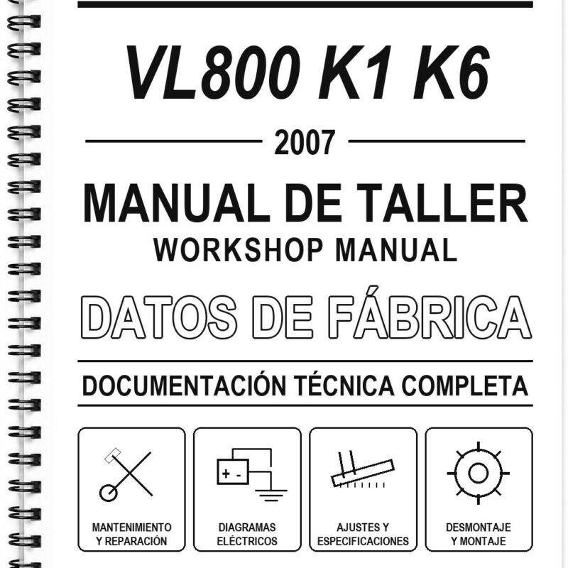 Manual de Taller Suzuki VL800 K1 K6 (2007)