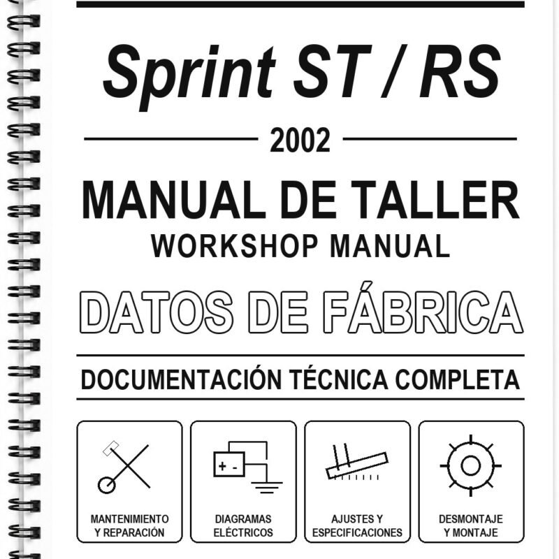 Manual de Taller Triumph Sprint ST / RS (2002) (Inglés)