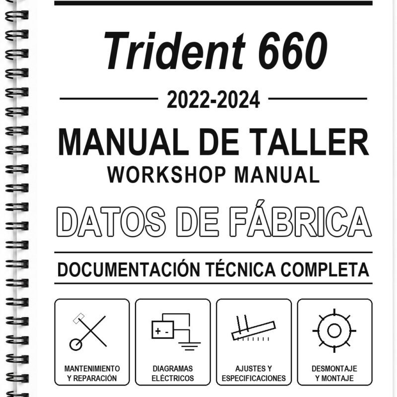 Manual de Taller Triumph Trident 660 (2022-2024) (Portugués)