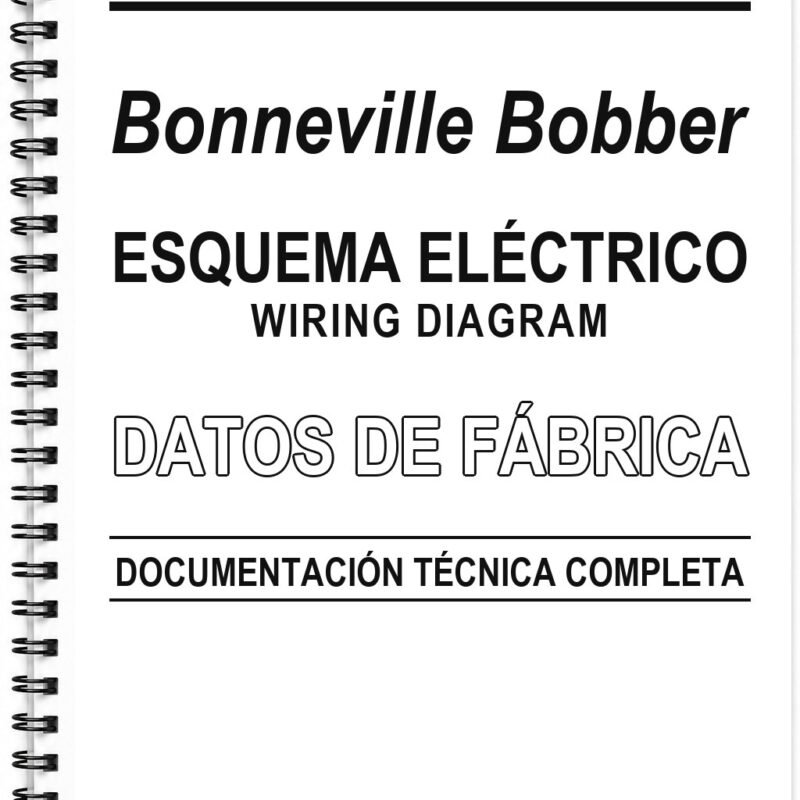 Esquema Eléctrico Triumph Bonneville Bobber