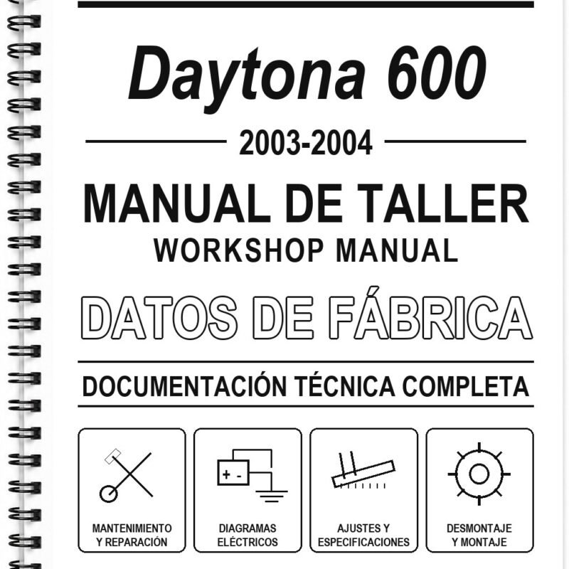 Manual de Taller Triumph Daytona 600 (2003-2004)