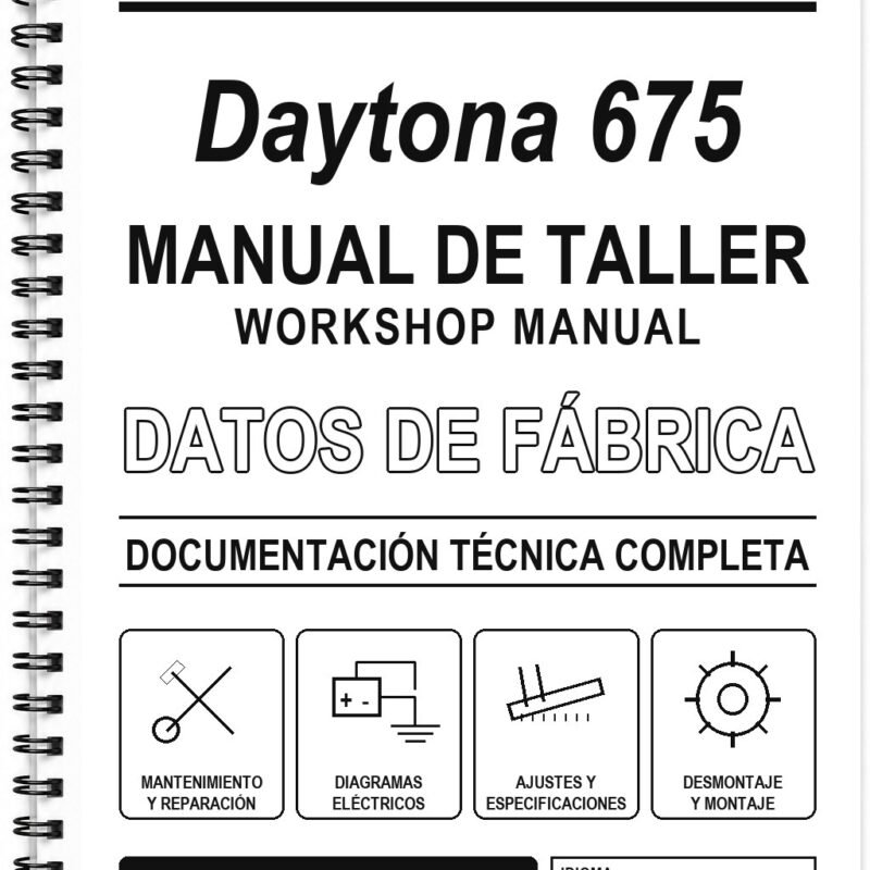 Manual de Taller Triumph Daytona 675 (Inglés)