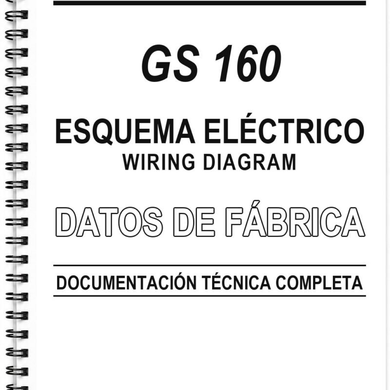 Esquema Eléctrico Vespa GS 160 (Inglés)