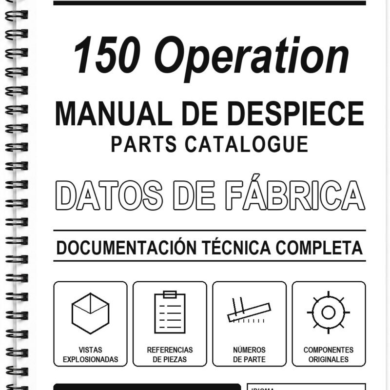 Manual de Despiece Vespa 150 Operation (Inglés)