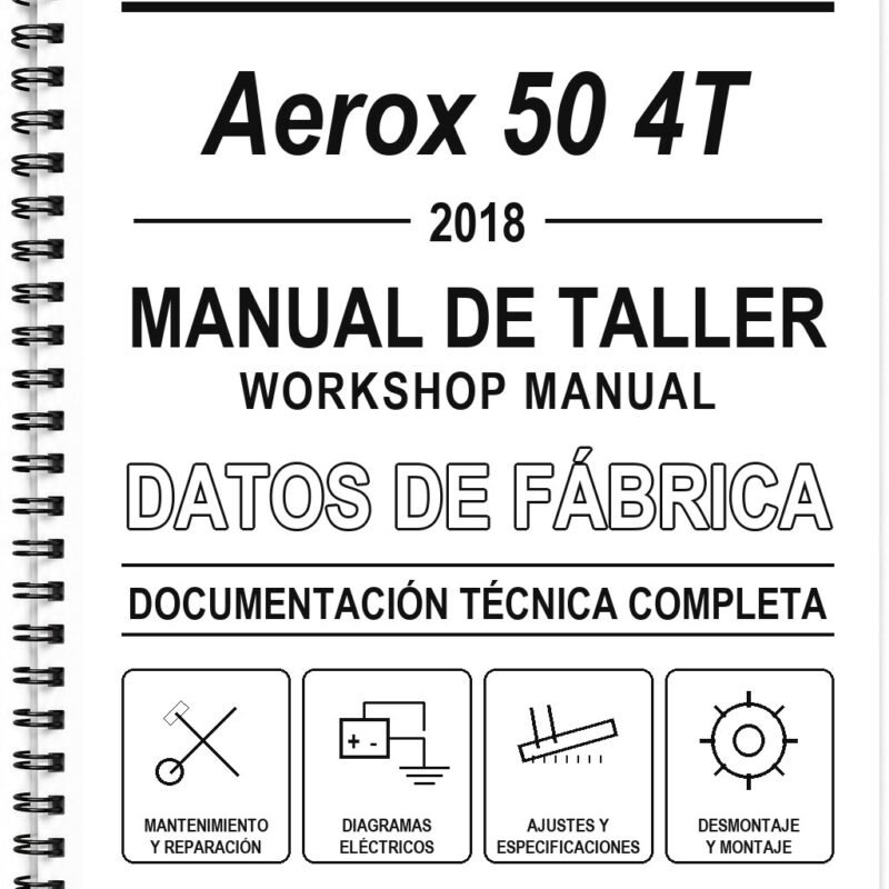 Manual de Taller Yamaha Aerox 50 4T (2018)