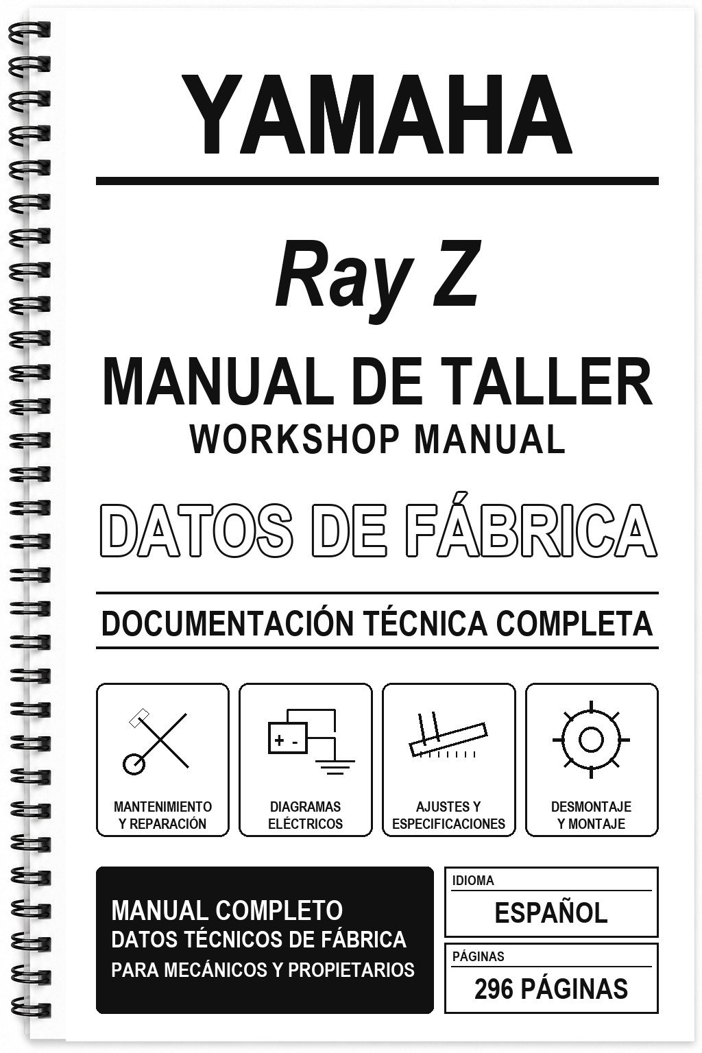 Manual de Taller Yamaha Ray Z