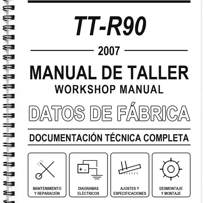Manual de Taller Yamaha TT-R90 (2007) (Inglés)