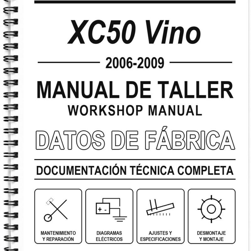 Manual de Taller Yamaha XC50 Vino (2006-2009) (Inglés)