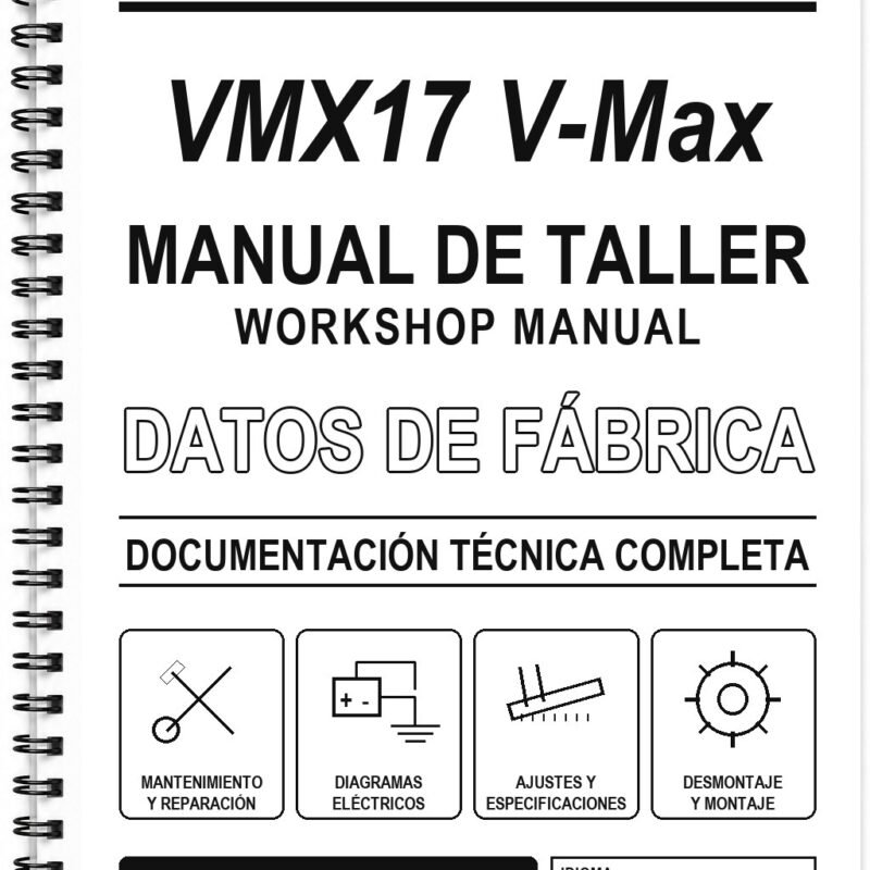 Manual de Taller Yamaha VMX17 V-Max (Inglés)