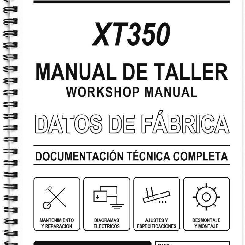 Manual de Taller Yamaha XT350 (Inglés)