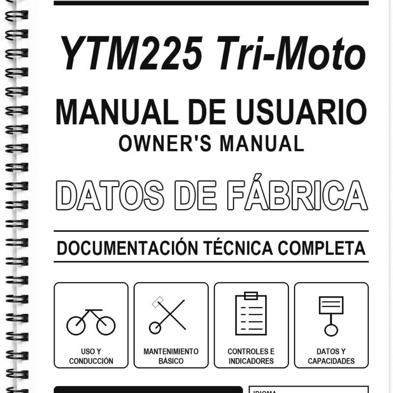 Manual de Usuario Yamaha YTM225 Tri-Moto