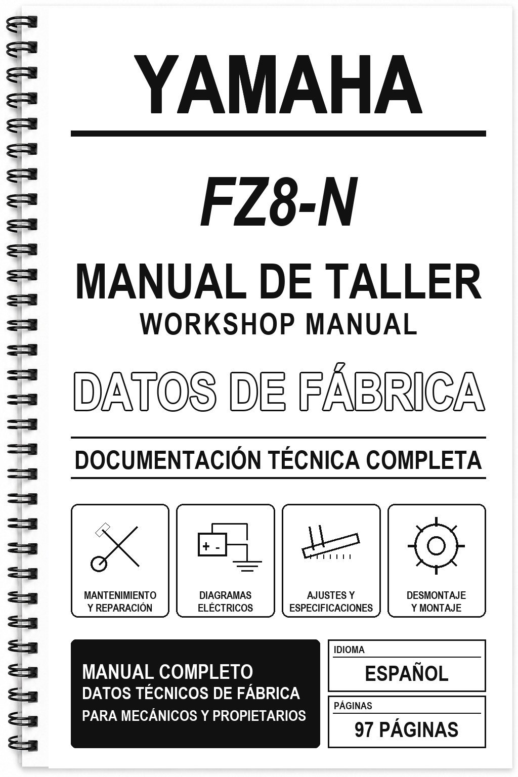 Manual de Taller Yamaha FZ8-N