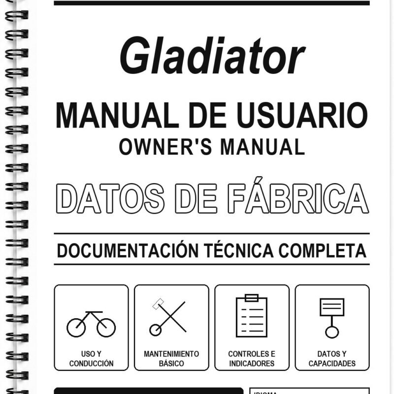 Manual de Usuario Yamaha Gladiator (Inglés)