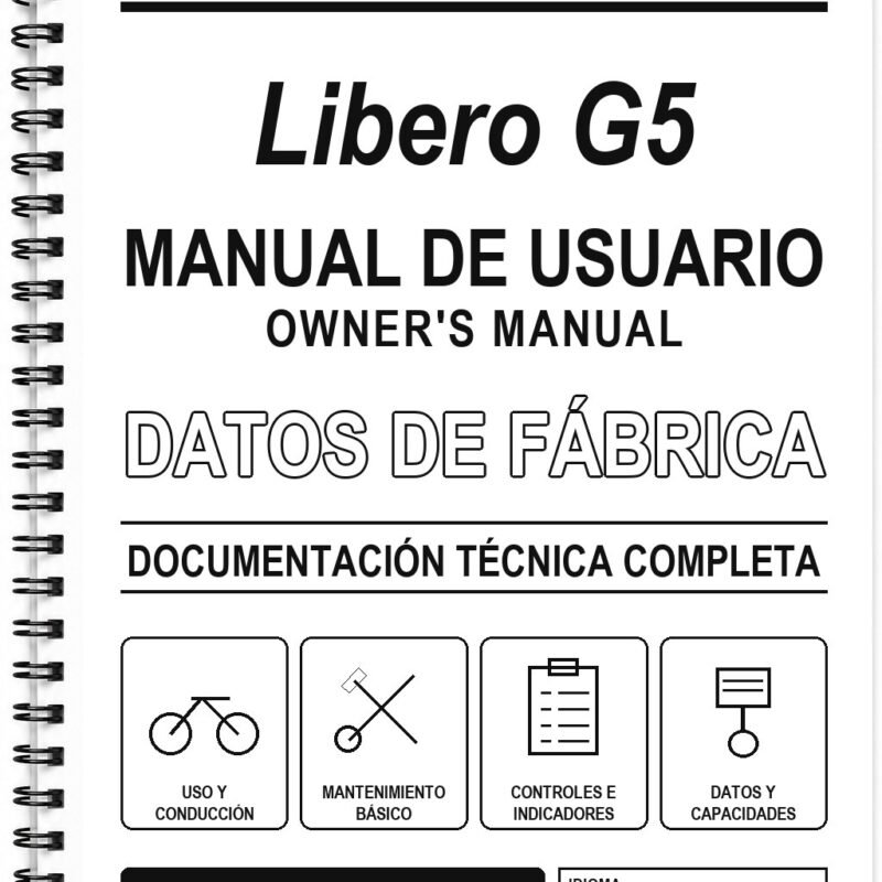 Manual de Usuario Yamaha Libero G5 (Inglés)