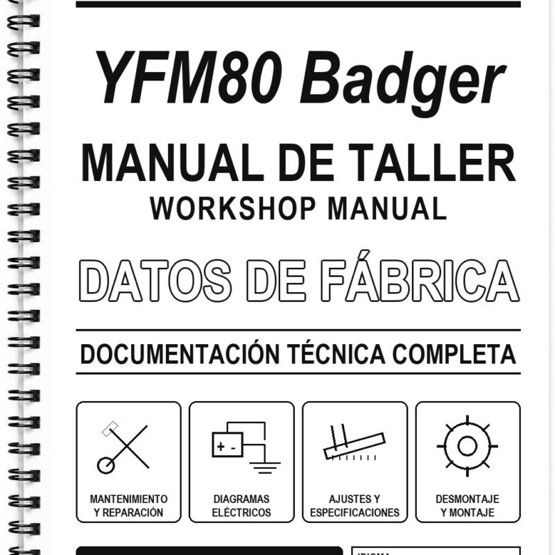 Manual de Taller Yamaha YFM80 Badger (Inglés)