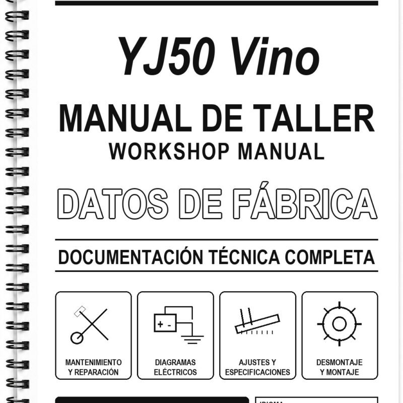 Manual de Taller Yamaha YJ50 Vino (Inglés)