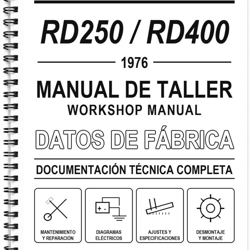Manual de Taller Yamaha RD250 / RD400 (1976)