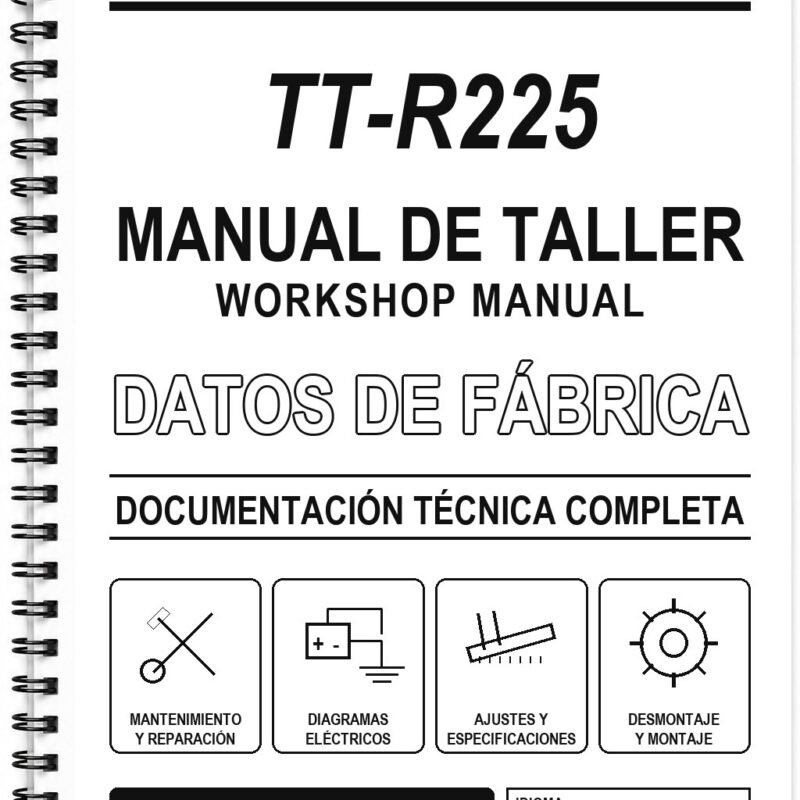 Manual de Taller Yamaha TT-R225 (Inglés)