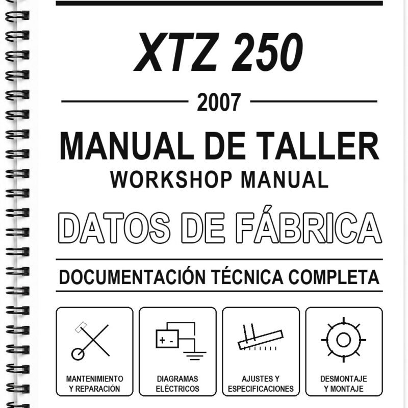 Manual de Taller Yamaha XTZ 250 (2007)