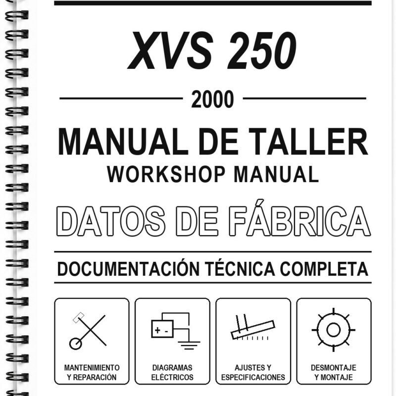 Manual de Taller Yamaha XVS 250 (2000)