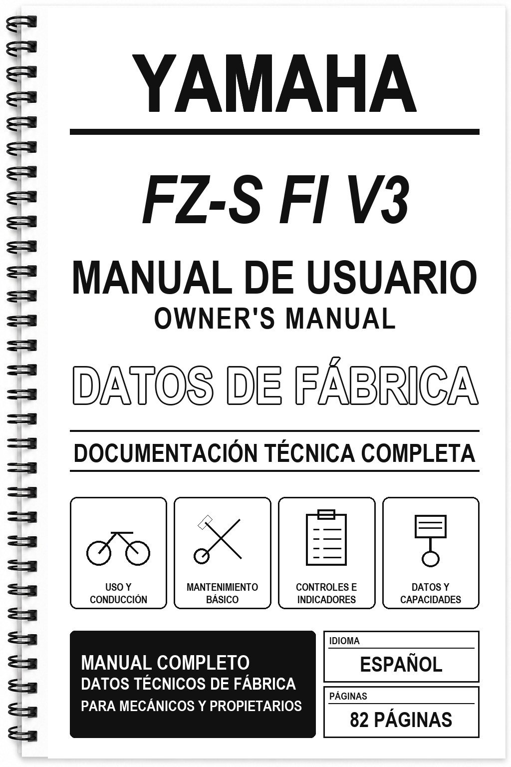 Manual de Usuario Yamaha FZ-S FI V3