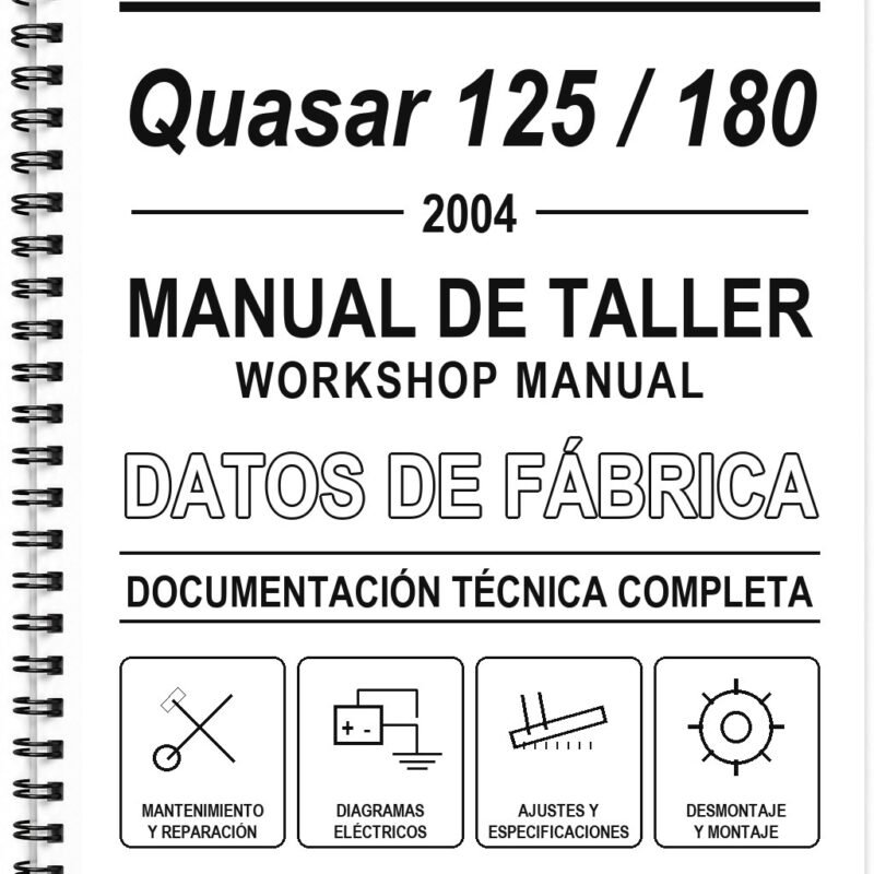 Manual de Taller Aprilia Quasar 125 / 180 (2004)
