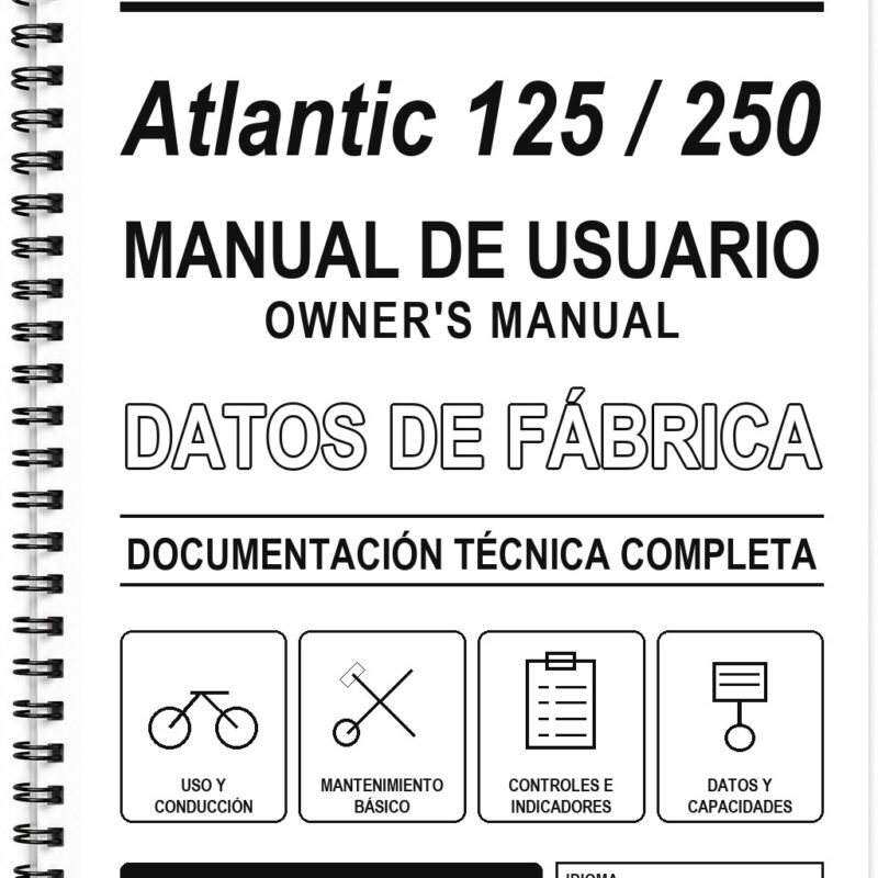 Manual de Usuario Aprilia Atlantic 125 / 250