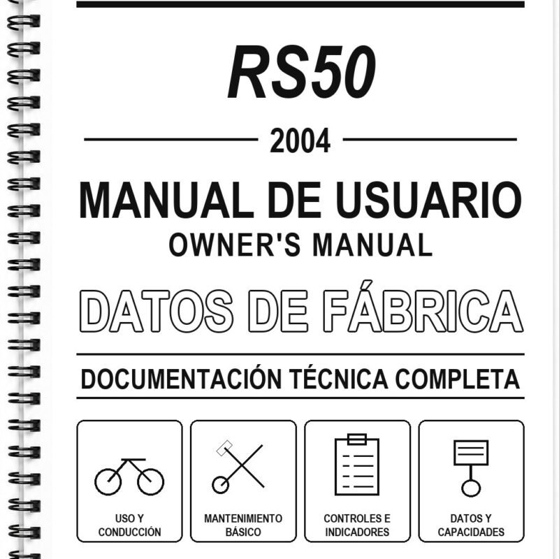 Manual de Usuario Aprilia RS50 (2004)